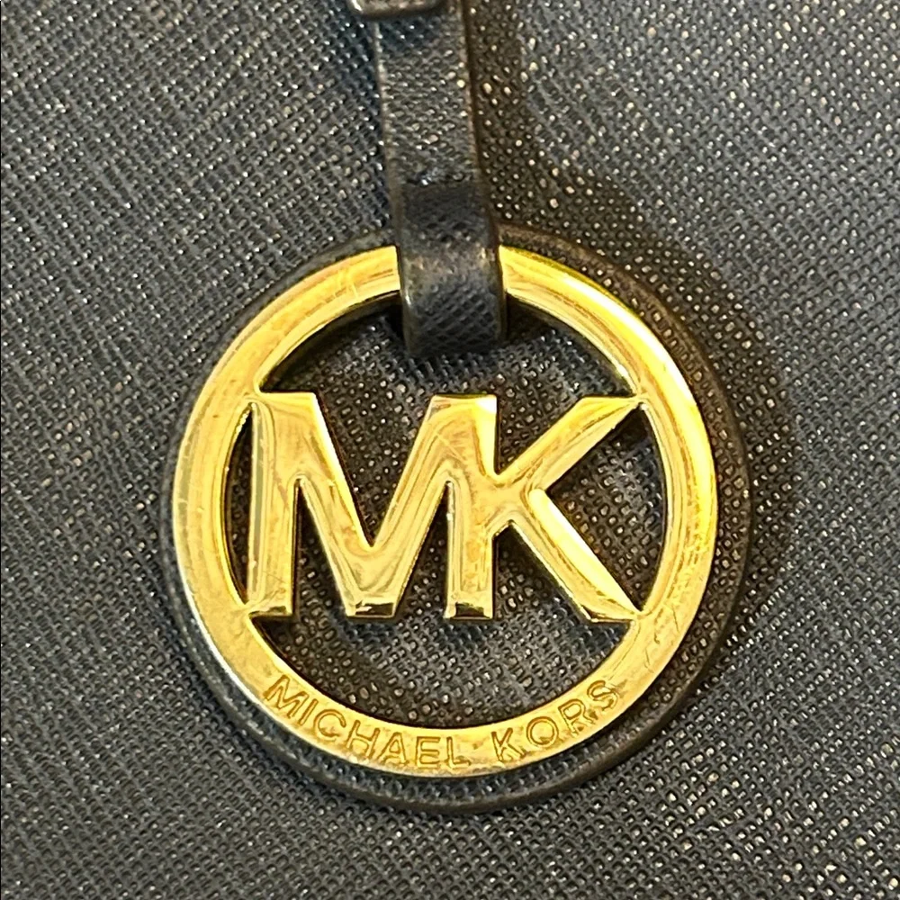 Michael Kors Jet Set Laptop Bag, Navy - Picture 2 of 15